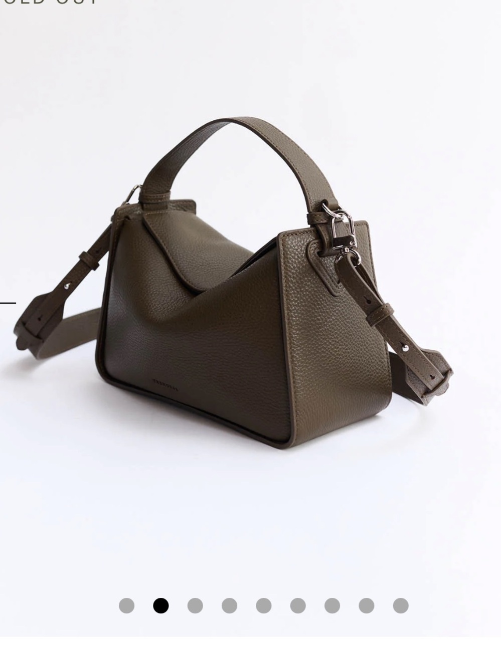 The Horse Clementine Shoulder Bag — Olive - Picture 2 of 13